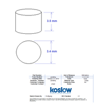 Load image into Gallery viewer, Super Porous Vycor Discs 4 mm (5011)