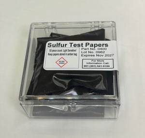 Sulfur Test Papers (0400)