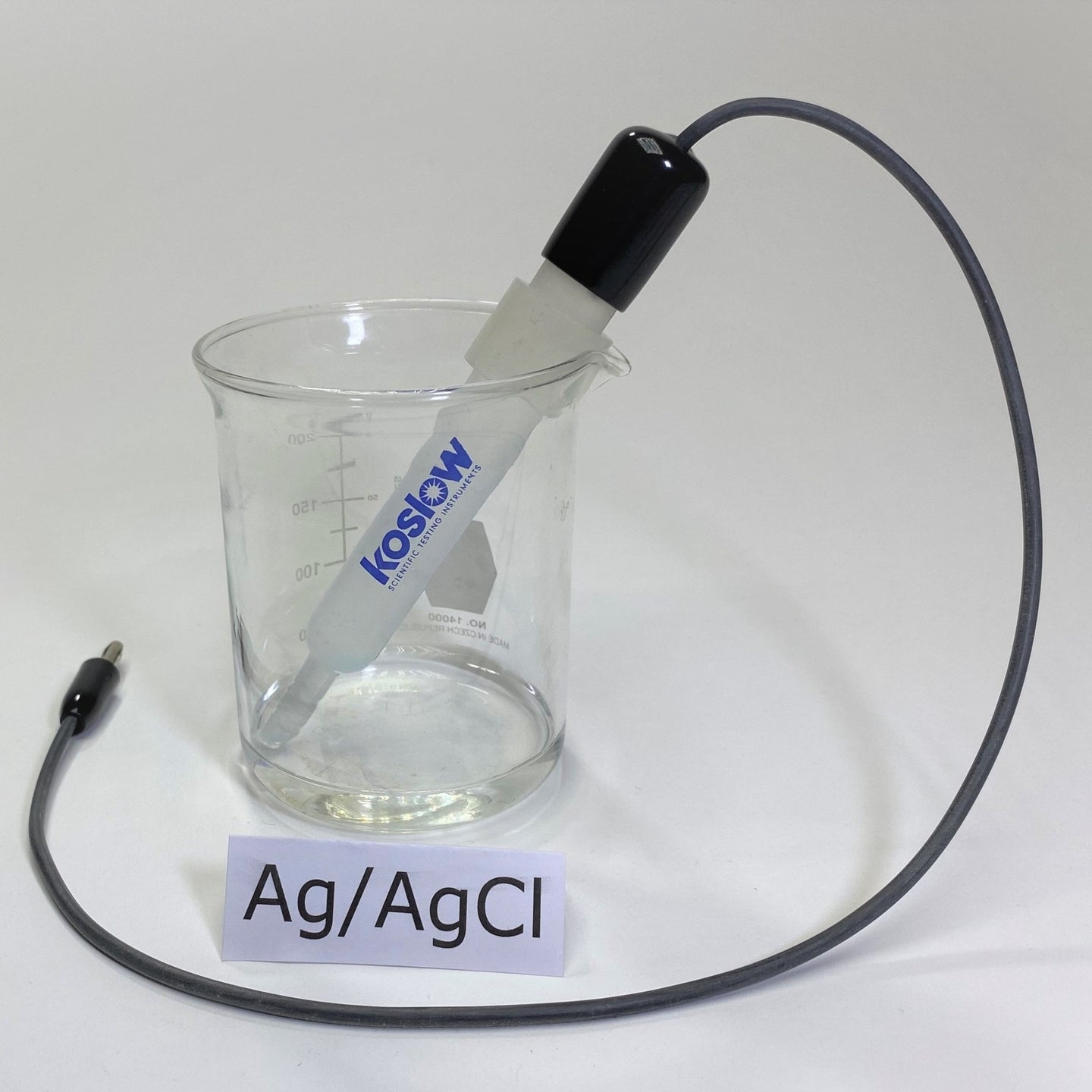 Silver Chloride Reference Electrode Probe (1004) – Koslow Scientific ...