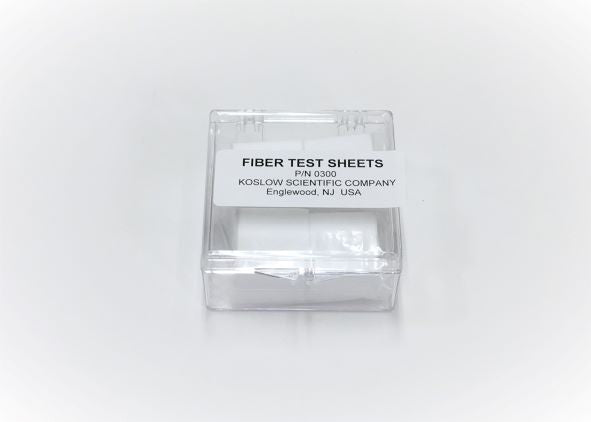 Fiber Test Sheets (0300)