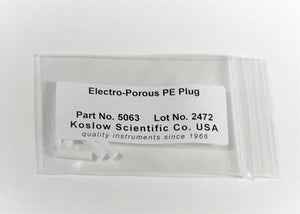 Electro-Porous PE Plug (5063)